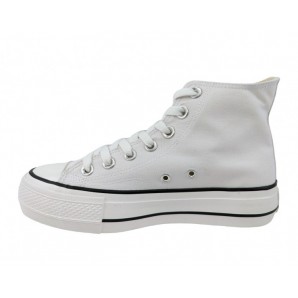BOTA BASQUET TELA WHITE