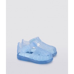 SANDALIA AGUA VELCRO CELESTE