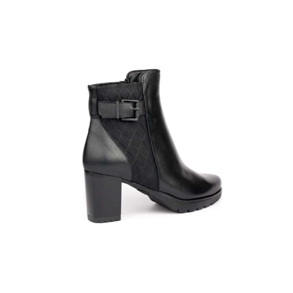 BOTIN COMBINADO HEBILLA NEGRO