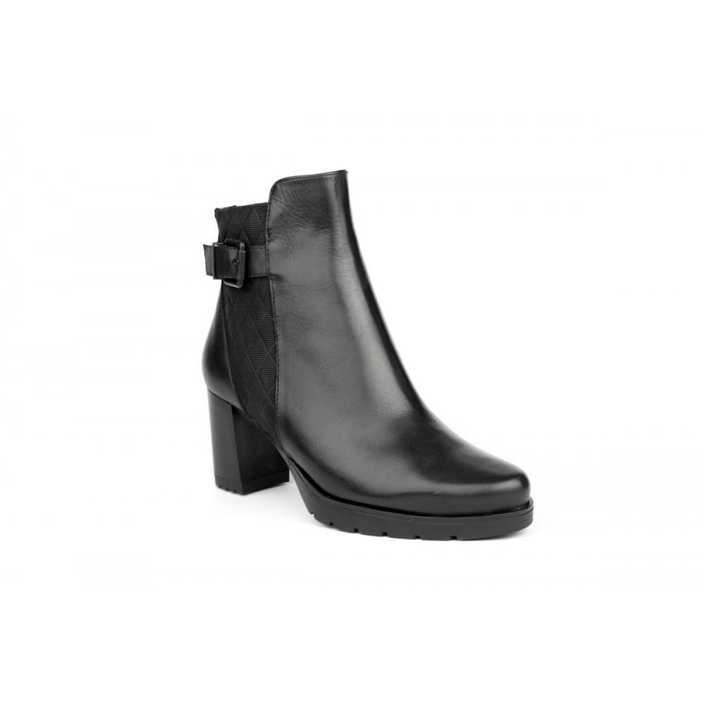 BOTIN COMBINADO HEBILLA NEGRO