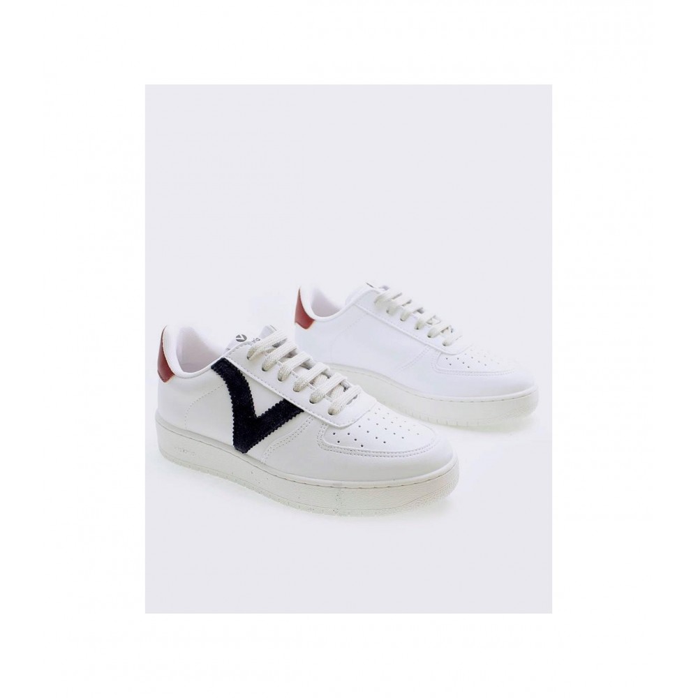 SNEAKERS BLANCO LOGO V MARINO