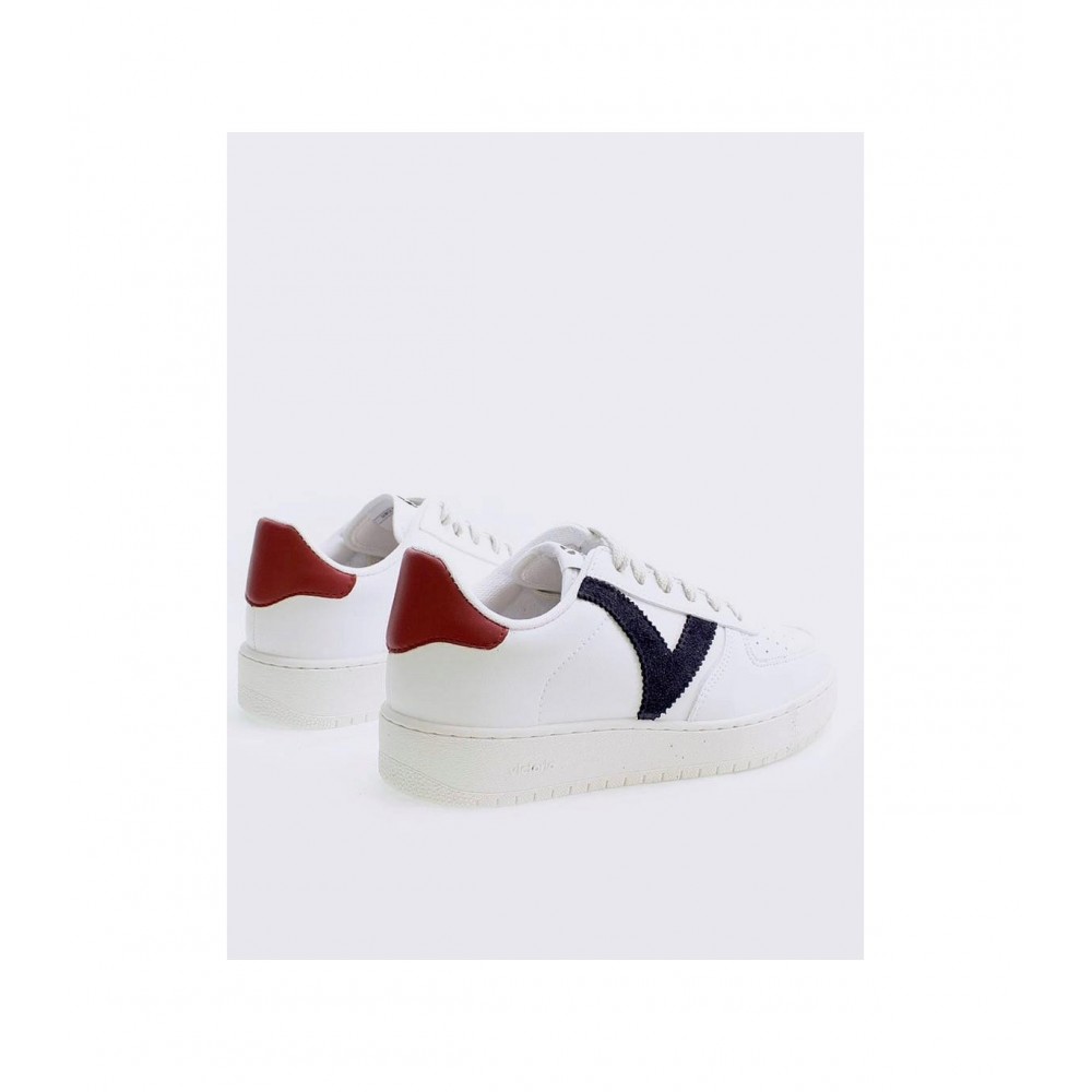 SNEAKERS BLANCO LOGO V MARINO