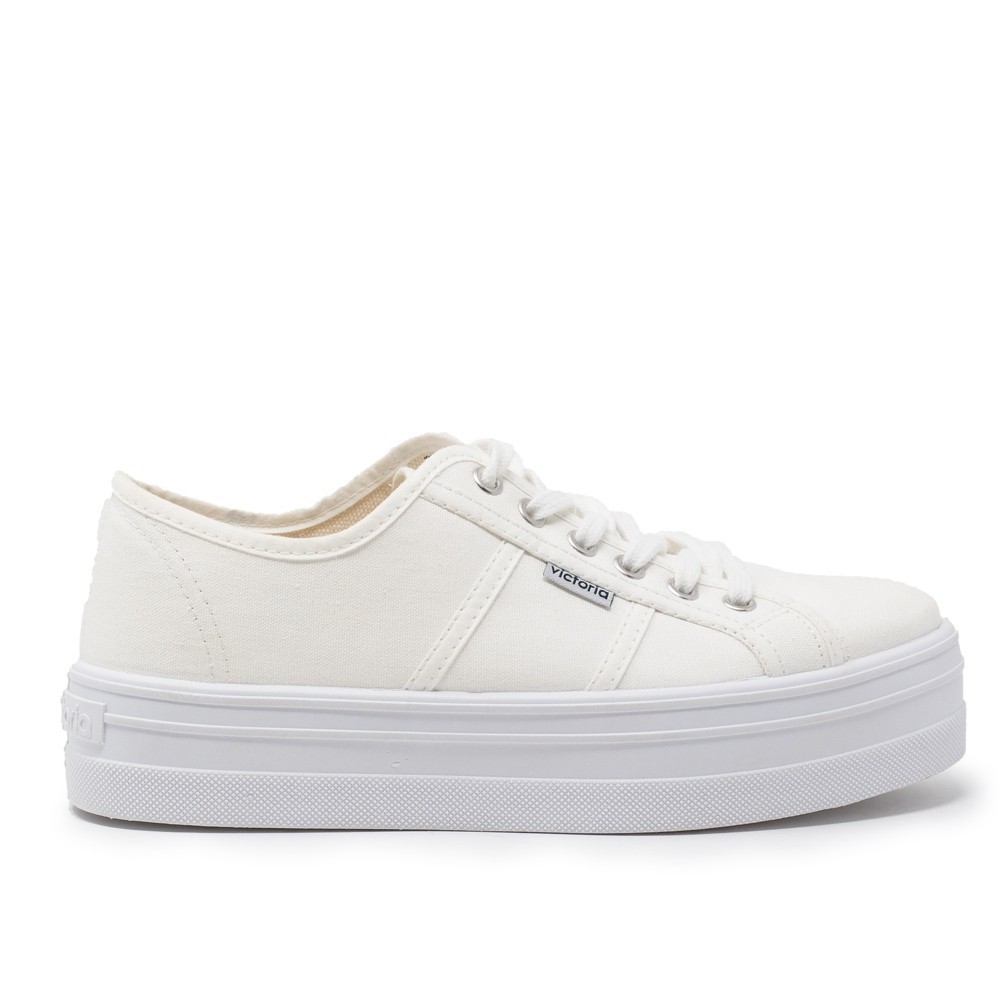 TENIS  DOBLE PISO BLANCO