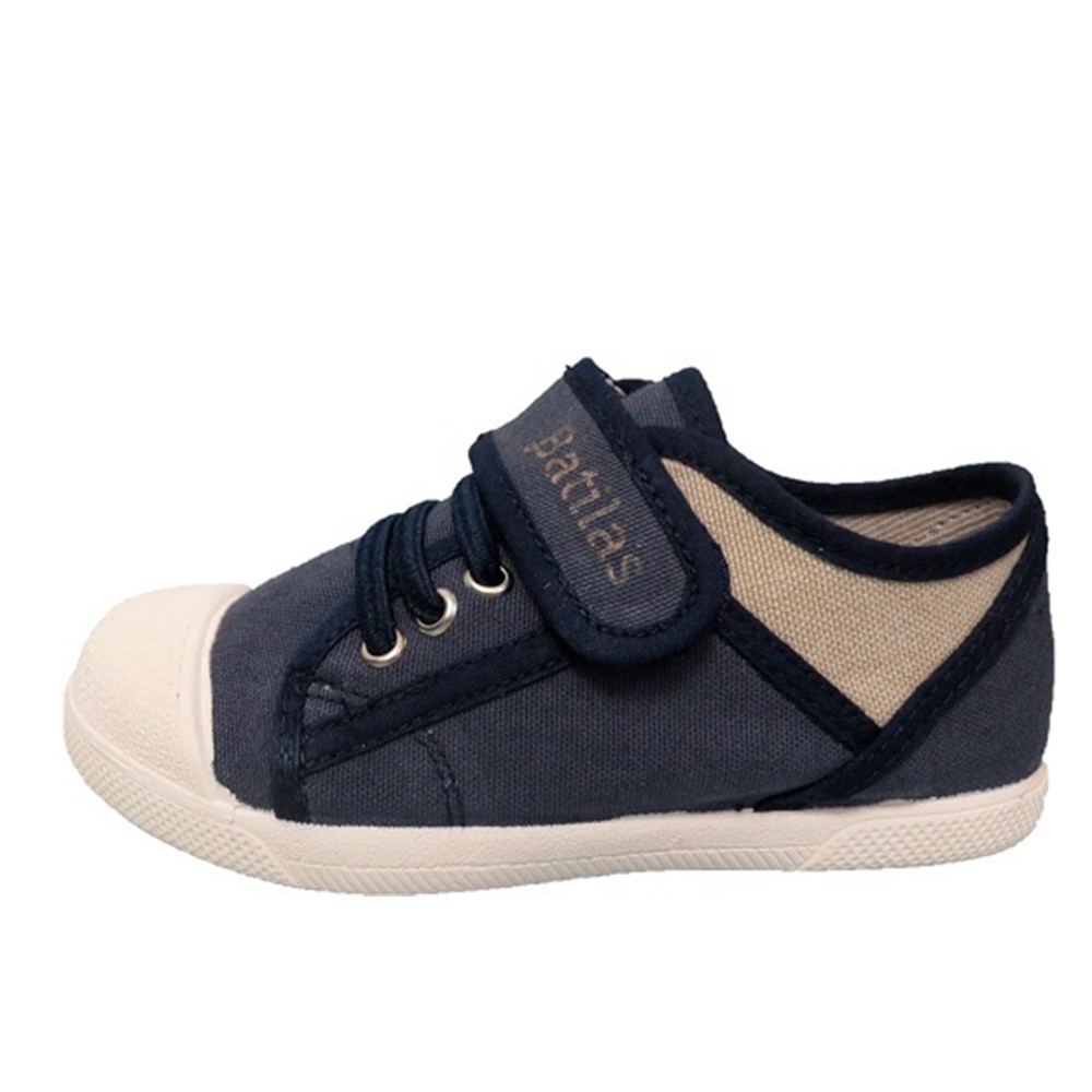ZAPATILA ELASTICO Y VELCRO COCO MARINO