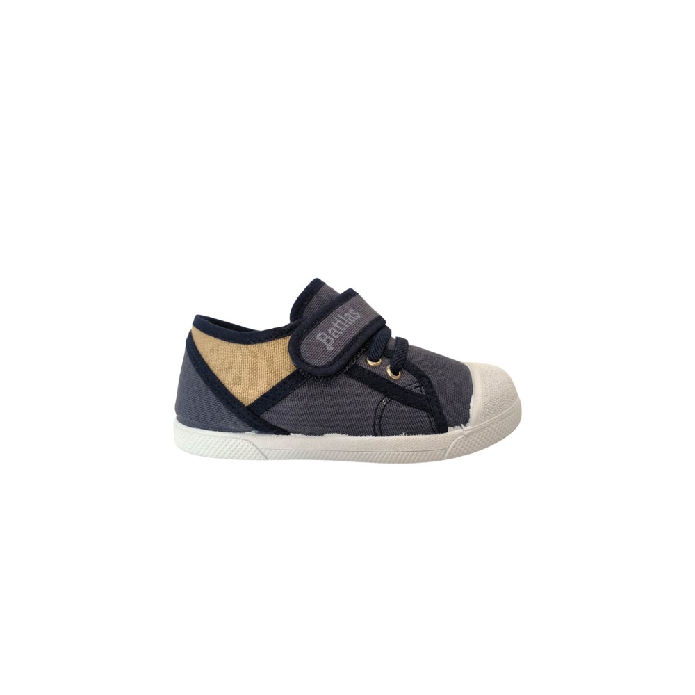 ZAPATILA ELASTICO Y VELCRO COCO MARINO