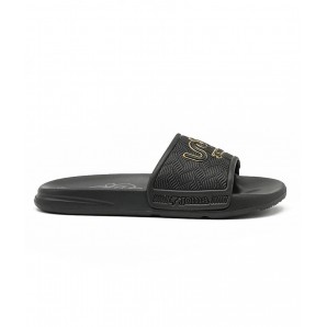 PALA PISCINA NEGRO LOGO JOMA DORADO