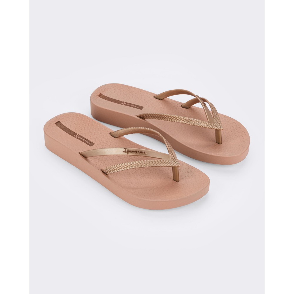 ESCLAVA PLAYA DOBLE PINK METALICK PINK