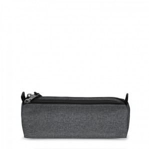 ESTUCHE DOBLE CREMALLERA GRIS OSCURO