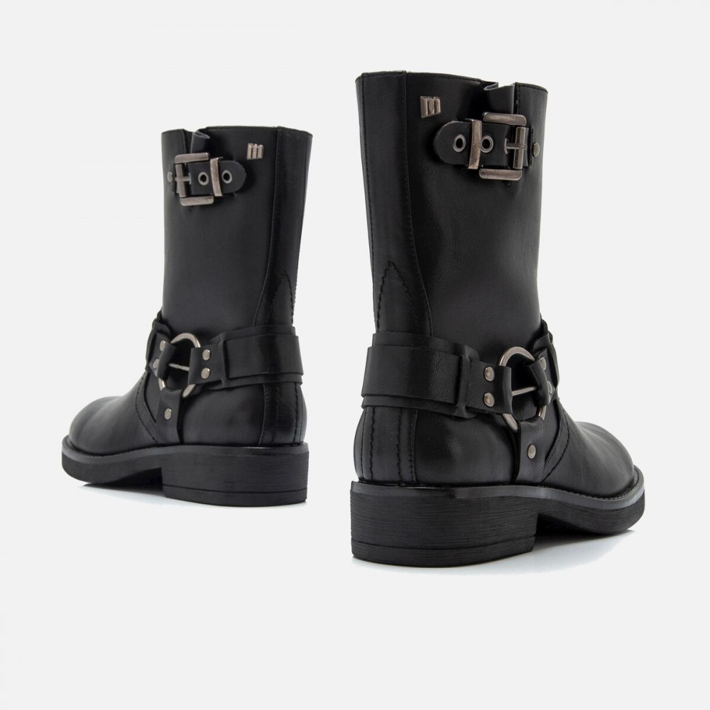 BOTA CHOPPER HEBILLA NEGRO