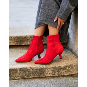 BOTIN TEXTIL RED