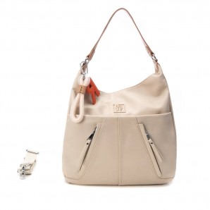 BOLSO DOS CREMALLERAS BEIG