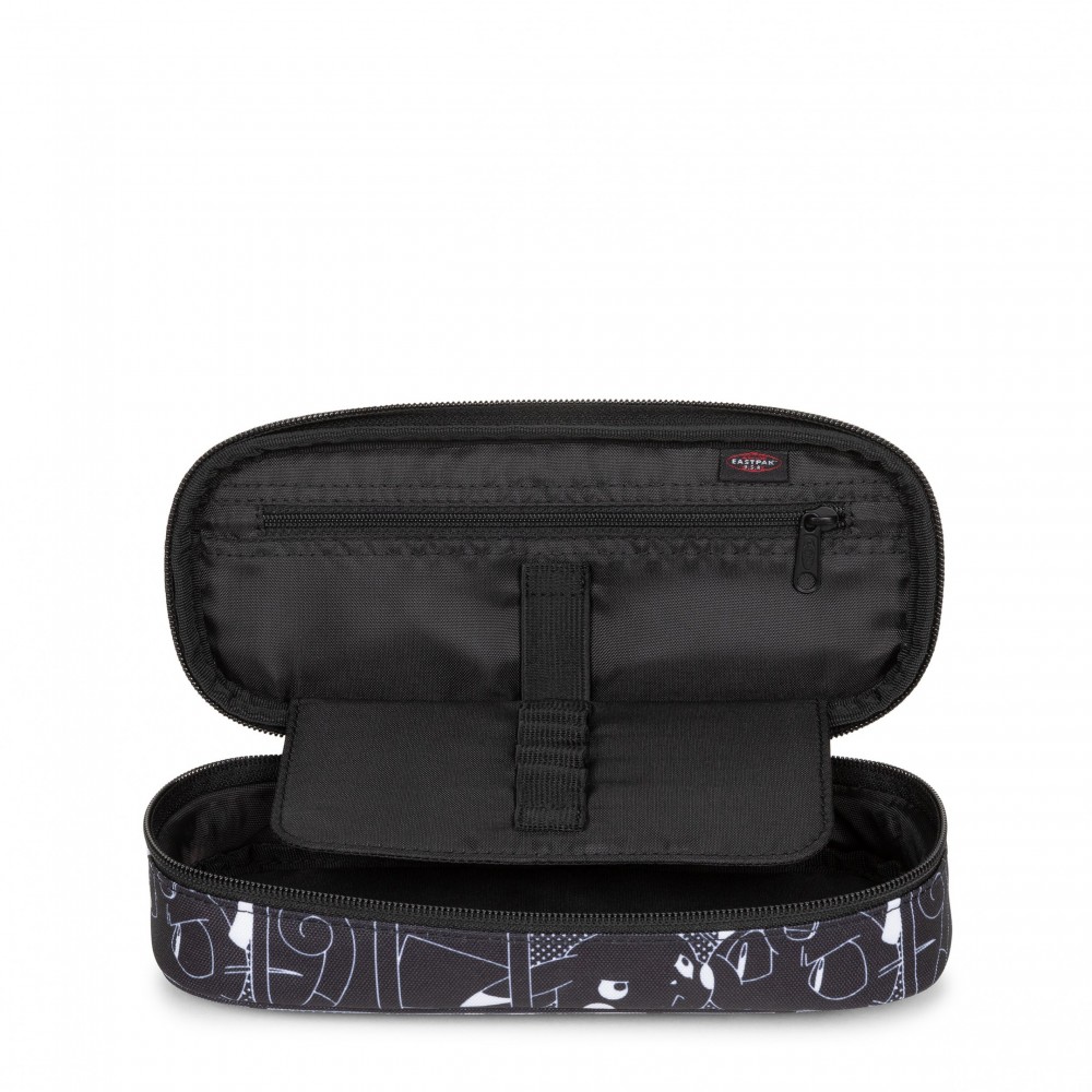 ESTUCHE OVAL POKEMON. NEGRO