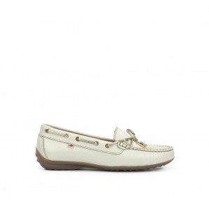 MOCASIN NAUTICO HIELO PLATINO
