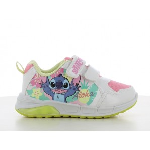 DEPORTIVO VELCROS BLANCO-ROSA