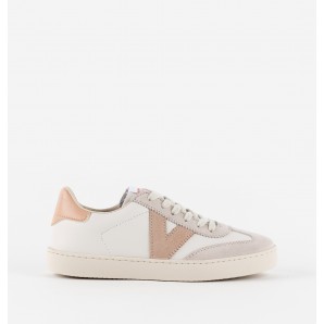 SNEAKERS "V" NAPA CUARZO