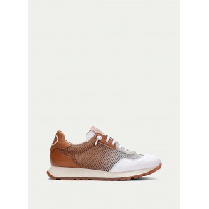 CASUAL SPORT WHITE/CUOIO/PANNA