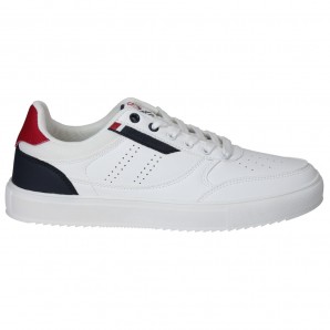 DEPORTIVO CORDONES WHITE/NAVY