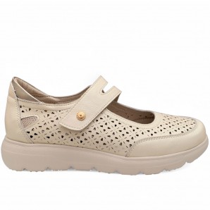 MERCEDES PICADA VELCRO BEIGE