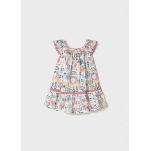 VESTIDO ESTAMPADO ROSADO