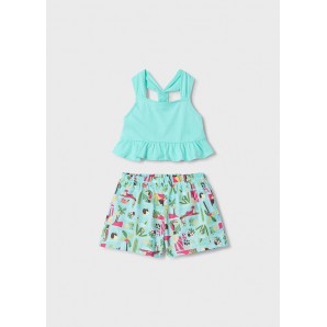 CONJUNTO SHORT PUNTO CREPE...