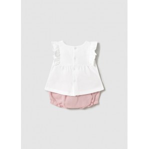 CONJUNTO SHORT ROSA BABY