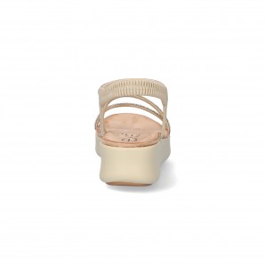 SANDALIA TUBULAR STRASS BEIG