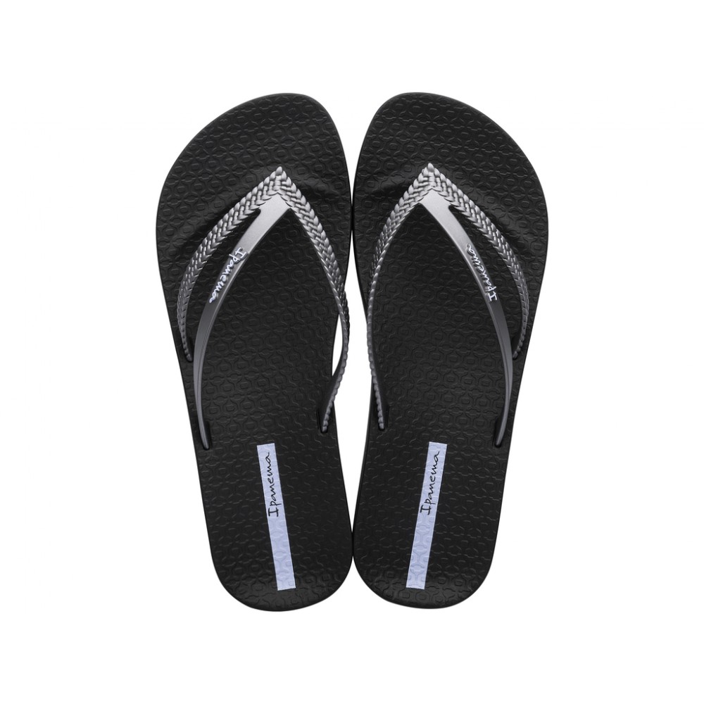 ESCLAVA BEACH DOBLE TIRA BLACK/SILVER