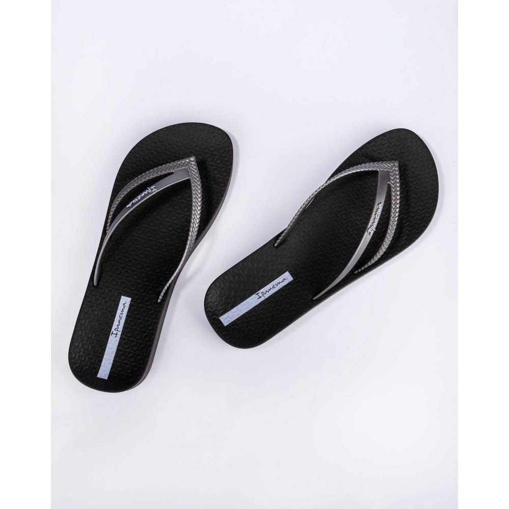 ESCLAVA BEACH DOBLE TIRA BLACK/SILVER