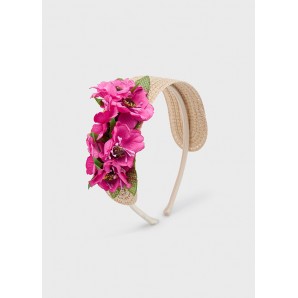 DIADEMA FLORES MAGENTA