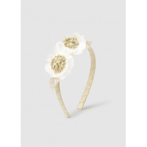 DIADEMA FLORES CHAMPAGNE