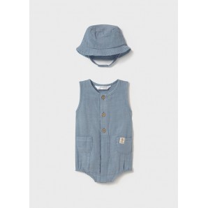 PELELE Y GORRO PLANA DENIM