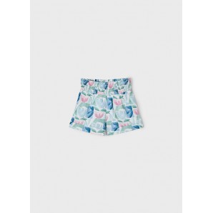 PANTALON CORTO ESTAMPADO MENTA