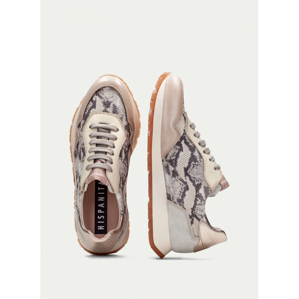 CASUAL SPORT TAUPE PITON MESH TAUPE