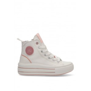 SNEAKERS BOTA LONA  NUDE