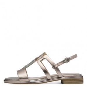 SANDALIA AROS ROSE METALIZADO
