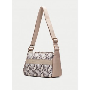 BOLSO PITON MESH TAUPE-SAMBA TAUPE