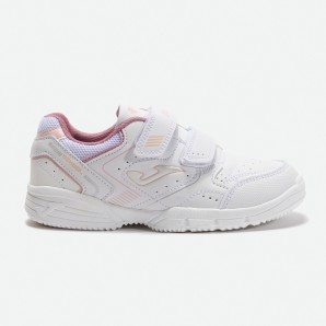 DEPORTIVO VELCRO BLANCO ROSA