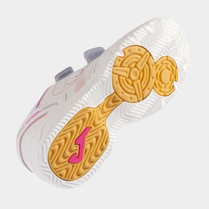DEPORTIVO VELCRO BLANCO ROSA