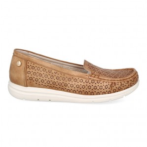 MOCASIN PICADO CUERO