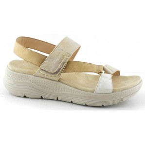 SANDALIA CONFORT VELCRO CAMEL