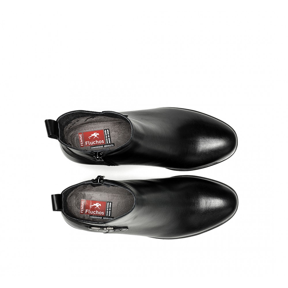 BOTIN ADORNO TOBILLO NEGRO