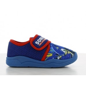 ZAPATILLA CERRADA VELCRO BLUE/RED