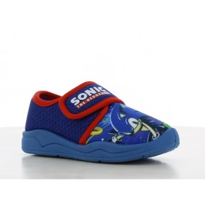 ZAPATILLA CERRADA VELCRO BLUE/RED