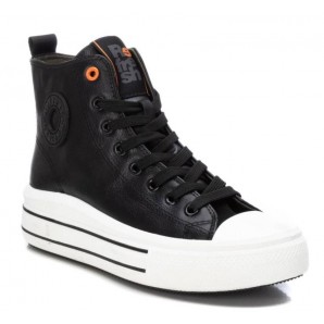 SNEAKERS BOTIN CON CREMALLERA NEGRO