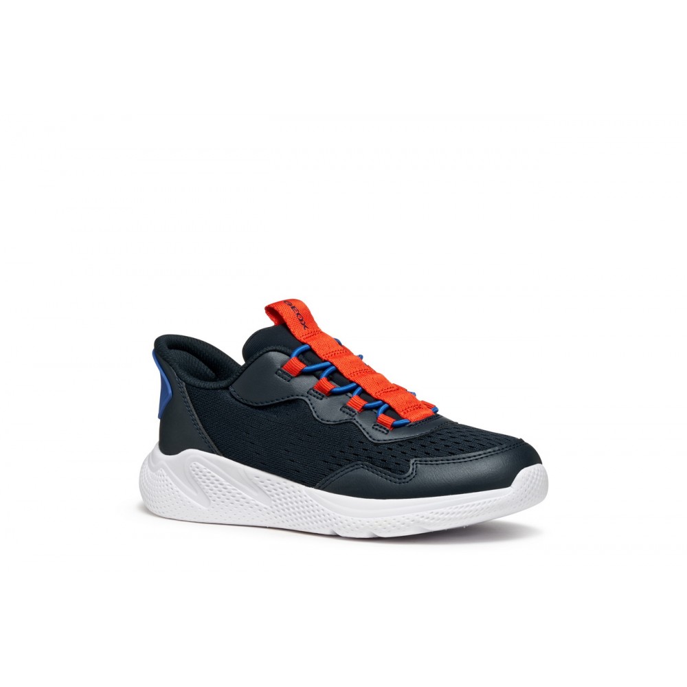 SNEAKERS ELASTICOS NAVY/RED