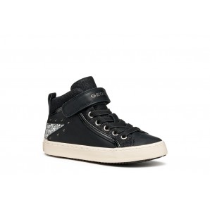 SNEAKERS ELASTICO Y VELCRO BLACK/SILVER