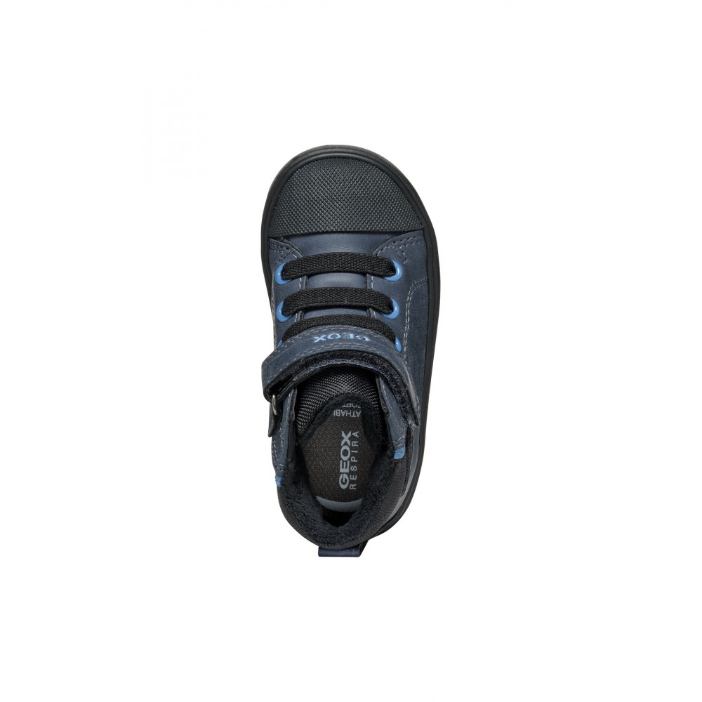 BOTITA ELASTICO Y VELCRO NAVY/LT BLUE