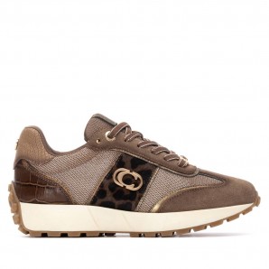 DEPORTIVO CASUAL PIEL TAUPE
