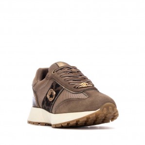 DEPORTIVO CASUAL PIEL TAUPE