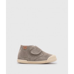 BOTITA VELCRO SERRAJE BAREFOOT TOPO
